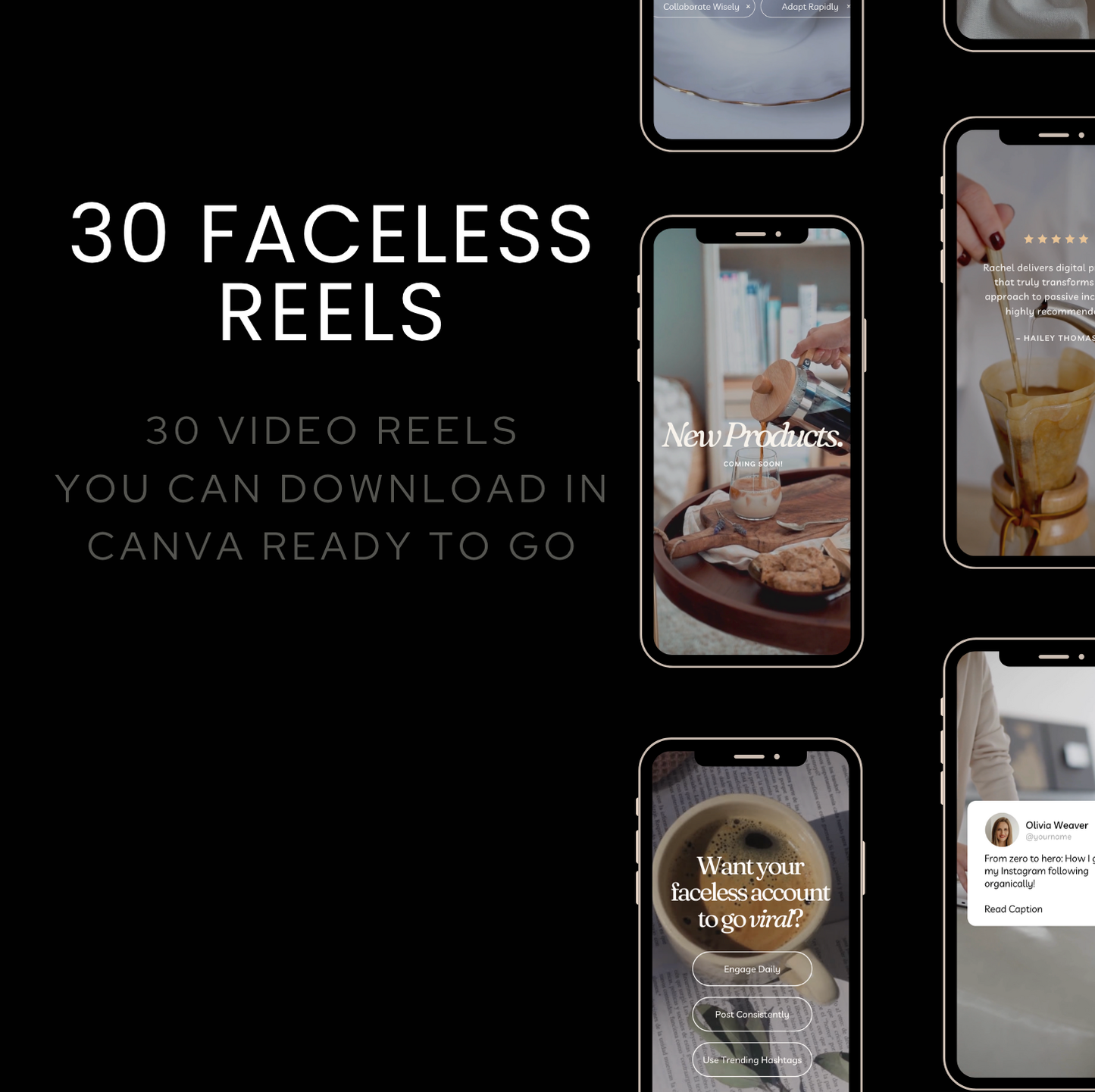30 Done For You Faceless Reels